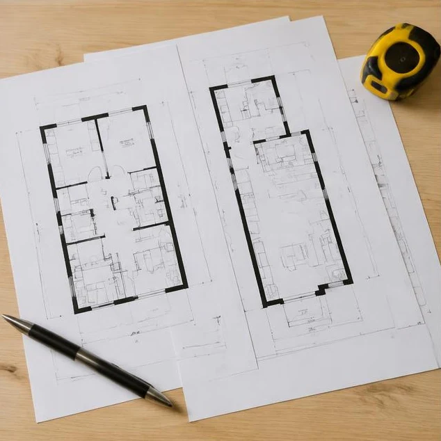 Plans et outils de mesure — illustration